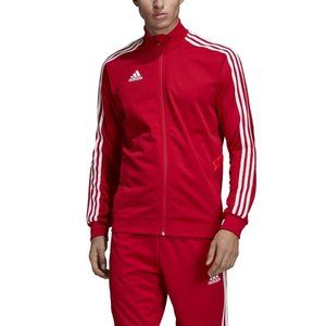 Men's Adidas Red Track suit L